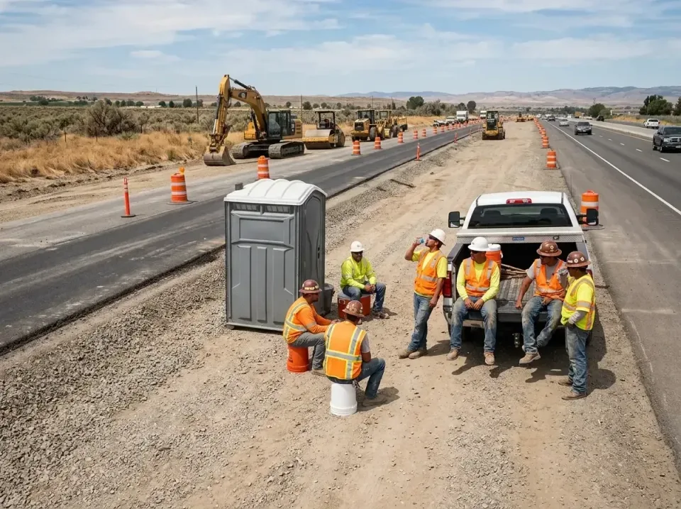 highway-road-construction-crew-007 — frequently asked questions, Porta Potty and Restroom Rentals in Marietta-Alderwood, WA